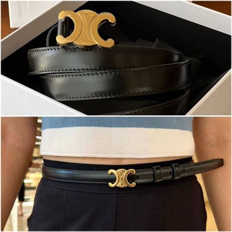 celine triomphe belt price.